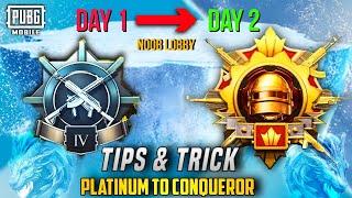 From Platinum To Conqueror  Solo Tips And Tricks 100% Working | PUBGM