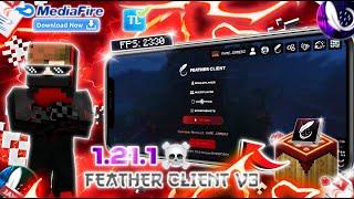 how to download feather client in Pojavlauncher 1.21.1 || how to use feather client in Pojavlauncher