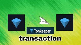 how to transfer ton coin to tonkeeper wallet #toncoin #crypto#tranding