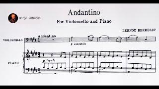 Lennox Berkeley - Andantino for Cello and Harp, Op. 21 part 2a (1955)