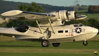 Great sounding PBY-5a Catalina Amphibian Warbird - Airshow Flugplatzkerb Gelnhausen 2019