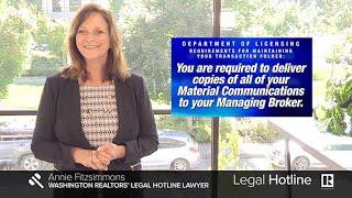 Maintaining Your Material Communications