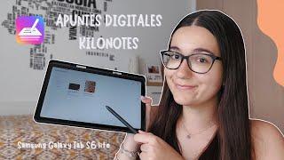 KILONOTES: APUNTES DIGITALES AESTHETIC  || Samsung Galaxy Tab S6 lite