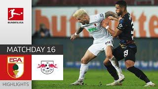 FC Augsburg - RB Leipzig 1-1 | Highlights | Matchday 16 – Bundesliga 2021/22