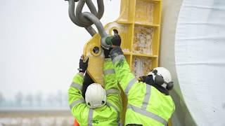 Witness the Installation of a Giant GE Wind Turbine in the Netherlands