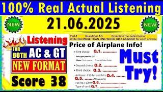 IELTS LISTENING PRACTICE TEST 2025 WITH ANSWERS | 21.06.2025