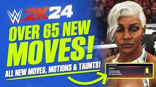 WWE 2K24: Over 65 New Moves Added! (Global Superstars DLC Pack)