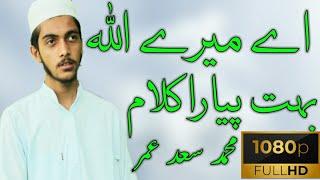 Aaye mere Allah Aaye mere Allah New NAAT| 2020|Muhammad Saad Umar