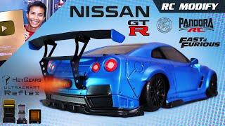 RC Modify 3 | Brian's Blue GTR R35 Widebody Fast and Furious 6 Style - RC Car HeyGears Reflex