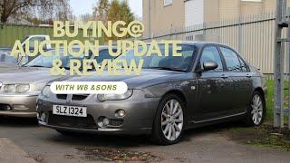 I BUY CAR AT CLASSIC AUCTION @ WB & SONS NEWCASTLE UK ( PT2  REVIEW OF THE MG ZT ) NOV/2024