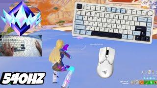 Aula F75 ASMR Unreal Ranked  Satisfying Keyboard Fortnite 540 FPS Smooth 4K