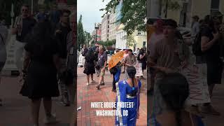 Protest today outside White House in Washington DC #shorts