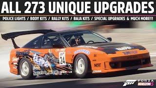 Forza Horizon 5 - ALL 273 UNIQUE UPGRADES FOUND IN FORZA HORIZON 5!!!