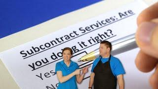 Subcontracting a Cleaning Job - Do You Tell the Customer?