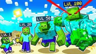 LVL 1 vs LVL 100 MOBS VERWANDELN um meinen FREUND zu PRANKEN! - Minecraft