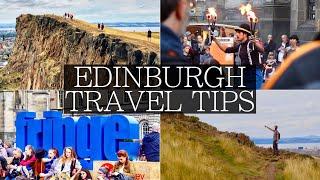 Top 8 Things to know BEFORE Visiting Edinburgh Festival | Tips