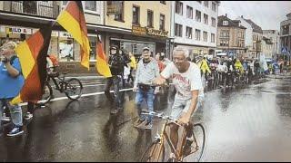 Rhein-Main-steht-auf  DEMO Aschaffenburg mit Trommeln und Reinhold Wunderlich 03.10.2023