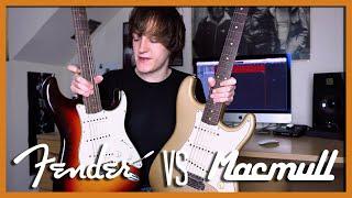 'Tele' and 'Strat' Battle Of The Classic's! Fender vs Macmull Guitars Demo and Comparison