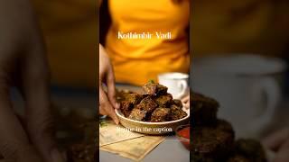 Easy Maharashtrian style kothimbir vadi