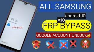 Samsung A10 Android 10 || FRP Bypass || Google Account Unlock || New Security