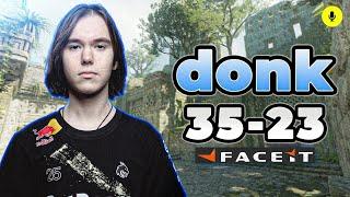 donk (35-23) with kyousuke, Mokuj1n (Ancient) | FACEIT Ranked #CS2 #POV