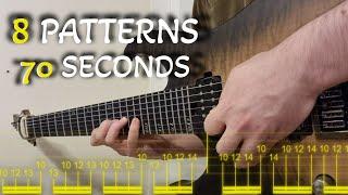 8 Shred Patterns in 70 Seconds (+TAB)