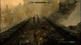 Skyrim Bear Magika against Dragon