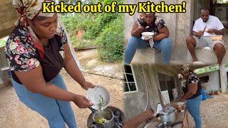 Still No Kitchen | Cooking Outside on the Coal Stove