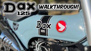 2025 Honda Dax 125 Walkthrough | Close up look of Honda's brand new retro reissue Trail 70!