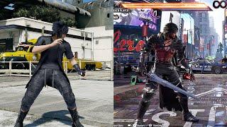 Noctis VS Clive Rosfield - Tekken 8 Comparison