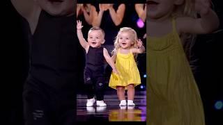 Adorable little girl having fun on the America's Got Talent stage!#agt2024  #shorts #magic