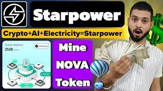 Starpower Airdrop - Mine NOVA Token Free - Join Early New DePin Airdrop