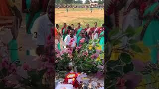 Biramitrapur MLA shri Rohit Joseph Tirkey ko adivasi paramparik riti se welcome