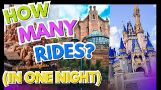 How Much Can We Do in ONE EVENING at Magic Kingdom | NO Genie Plus