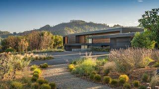 This sleek $6,950,000 Calistoga Residence offers resort style living with ultimate privacy