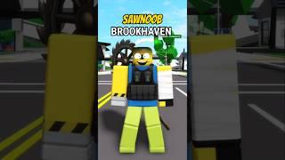 How to make SAWNOOB in brookhaven #shorts