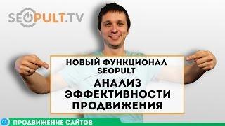 Новый функционал Системы SeoPult - «Анализ эффективности продвижения»