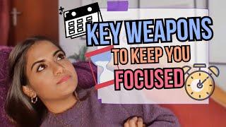 My Secret Weapons & Tips: How to Stay Focused and Concentrated- (more productive, less distractions)