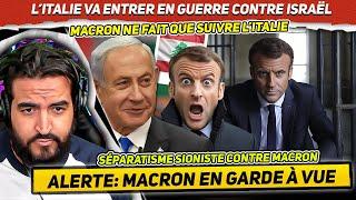 Netanyahu place Macron en garde à vue après ses propos sur Israël. Giorgia Meloni au Liban #algérie