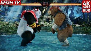 Panda vs Kuma (Hardest AI) - Tekken 8 | 4K 60FPS HDR