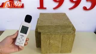 Soundproof rock wool insulation for wall insulation