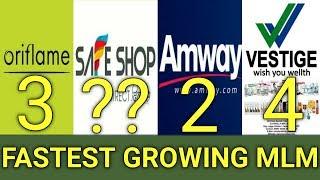 TOP 6 FASTEST GROWING MLM COMPANIES OF INDIA || by safe shop official