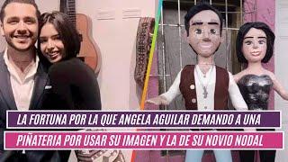 La fortuna por la que Angela Aguilar demando a una piñateria por usar su imagen y la de su novio