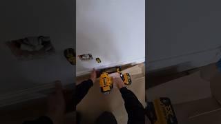 Baseboard Install #carpenter #woodworking #pov #daily #project #construction #millwork #dewalt