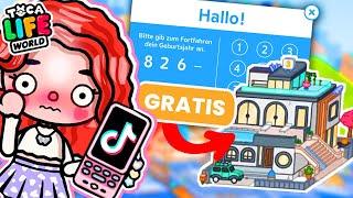 TOCA BOCA LIFE HACKS aus TIKTOK? ICH TESTE SECRETS AUS IN TOCA LIFE WORLD