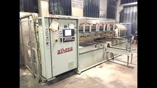 Zibetti - Used edge polisher with bench FOR SALE Comandulli Athena cod. ZW269