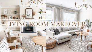 Living Room Refresh + Total Makeover | Upcycled + Thrifted Decor