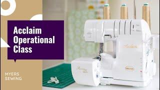 A Quick Tutorial on the Baby Lock Acclaim Serger