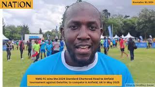 NMG FC wins the 2024 Standard Chartered Road to Anfield tournament against Deloitte