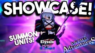 ELYSSIA LVL 100 SHOWCASE IN ANIME ADVENTURE UPDATE 20!